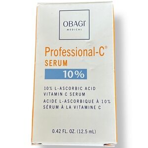 Obagi Professional-C Serum 10% Vitamin C 0.42oz 12.5ml New Box Dented